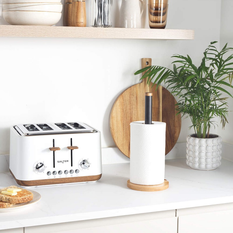 Salter Toronto Kitchen Roll Holder Black - Image 2