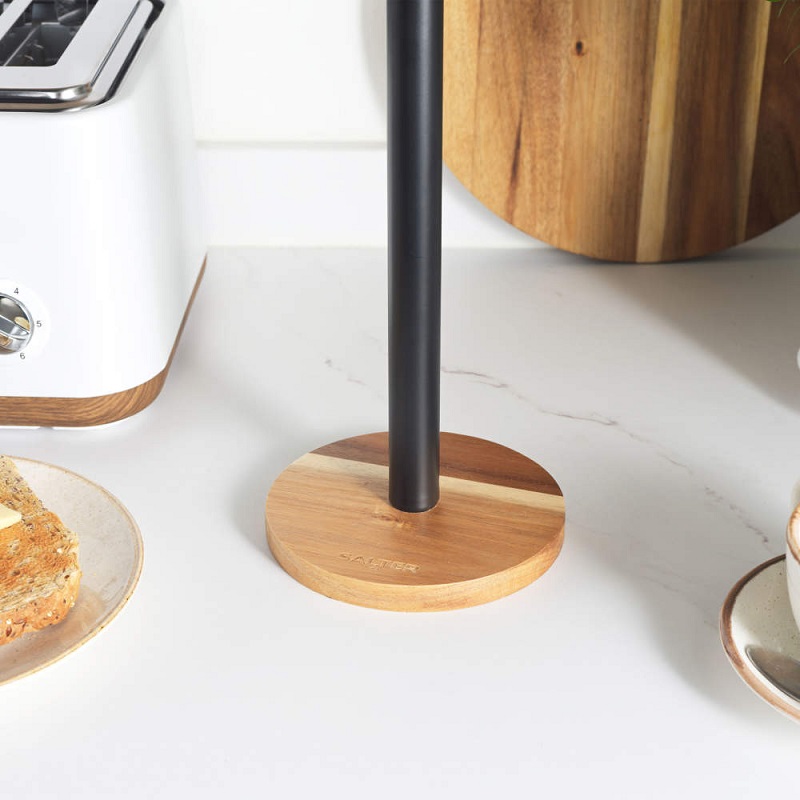 Salter Toronto Kitchen Roll Holder Black - Image 5