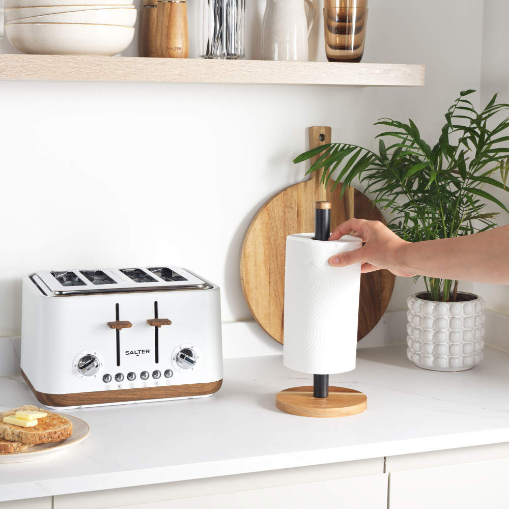 Salter Toronto Kitchen Roll Holder Black - Image 3