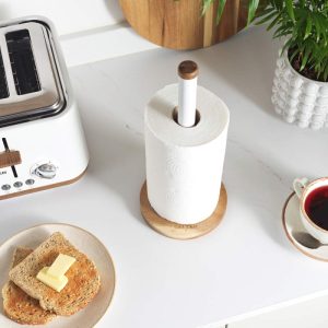 Salter Toronto Kitchen Roll Holder White
