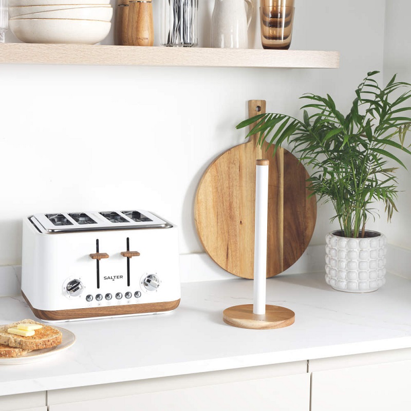 Salter Toronto Kitchen Roll Holder White - Image 4