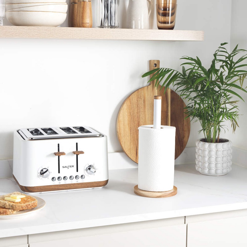 Salter Toronto Kitchen Roll Holder White - Image 2