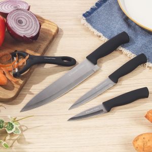 Russel Hobbs Venus 4 Pcs Knives and Peeler Set