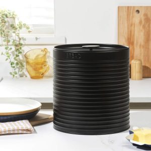 Russel Hobbs Ribbed Bread Bin Black