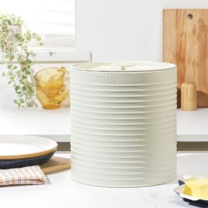 Russel Hobbs Ribbed Bread Bin Cream