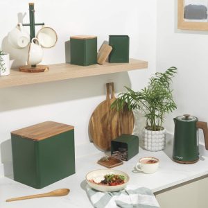 Salter Toronto 3 Pcs Canister Set Green