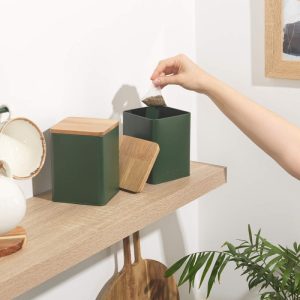 Salter Toronto 3 Pcs Canister Set Green
