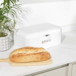 Salter Boston Bread Bin White