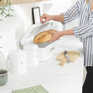 Salter Boston Bread Bin White