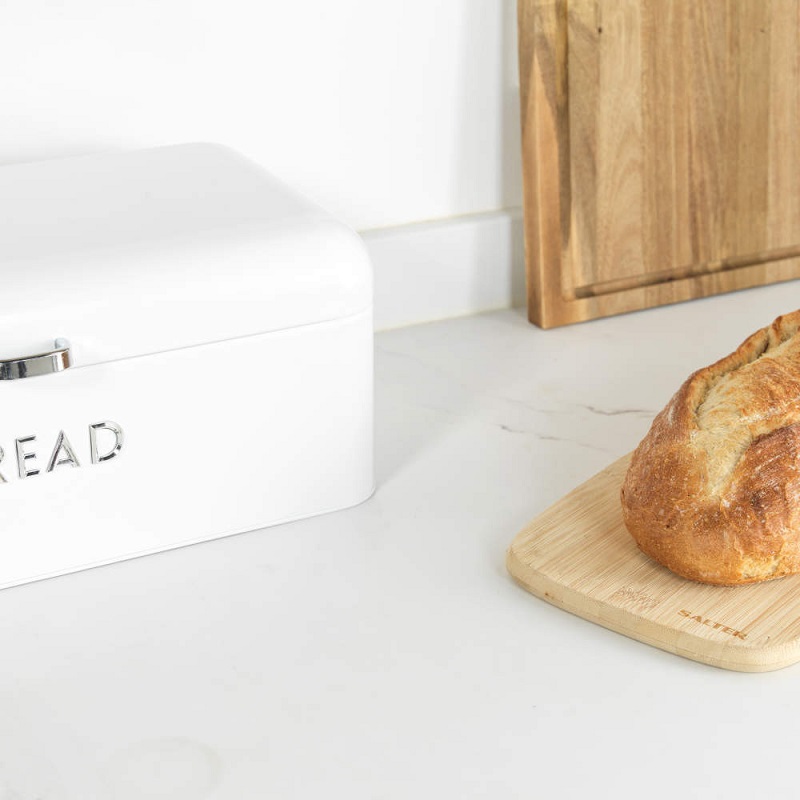 Salter Boston Bread Bin White - Image 3