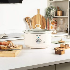Salter Retro Slow Cooker Cream 3.50Lt
