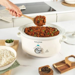 Salter Retro Slow Cooker Cream 3.50Lt