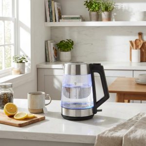 Salter Colour Changing Glass Kettle 1.70 Lt