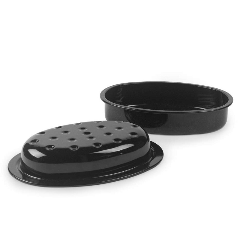 Salter Brilliance Enamel Oval Roaster w/Lid 33cm - Image 3