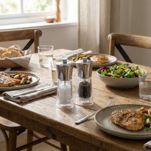 Salter Everyday Luxe Mill Set Silver