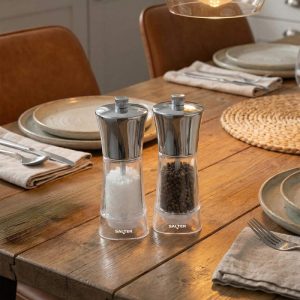 Salter Everyday Luxe Mill Set Silver