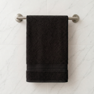 Luna Comfort 100% Cotton Towel 70x140cm Black 500g