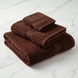 Luna Comfort 100% Cotton Towel 70x140cm DBrown500g