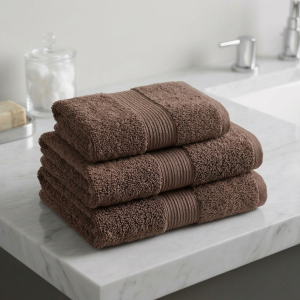 Luna 100% Egyptian Cotton Towel 90x150cm DBrow600g