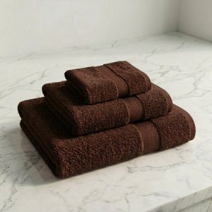 Luna Classic 100% Cotton Towel 70x130cm DBrown425g