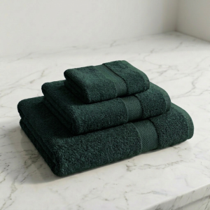 Luna Classic 100% Cotton Towel 70x130cm DGreen425g