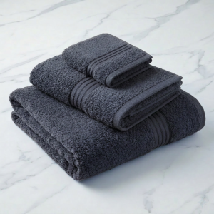 Luna Comfort 100% Cotton Towel 70x140cm DGrey 500g