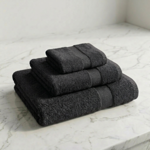 Luna Classic 100% Cotton Towel 70x130cm DGrey 425g
