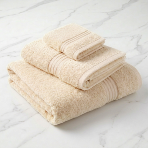 Luna Comfort 100% Cotton Towel 70x140cm Ivory 500g