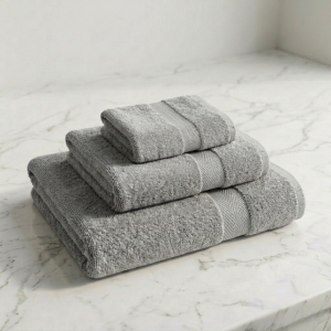 Luna Classic 100% Cotton Towel 70x130cm LGrey 425g