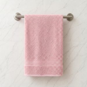 Luna Comfort 100% Cotton Towel 70x140cm Pink 500g