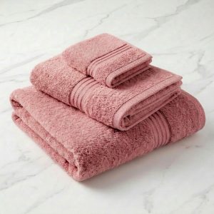 Luna Comfort 100% Cotton Towel 70x140cm Pink 500g