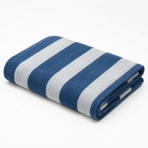 Luna Beach Towel 90x180cm Blue Stripes 450g/m2
