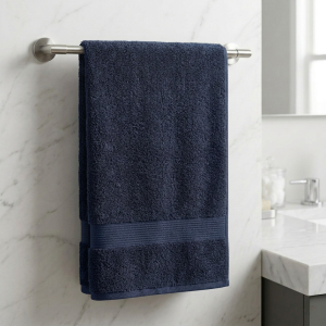 Luna 100% Egyptian Cotton Towel 50x100cm Navy 600g