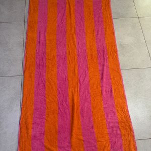 Luna Beach Towel 90x180cm Pink/Orange 450g/m2