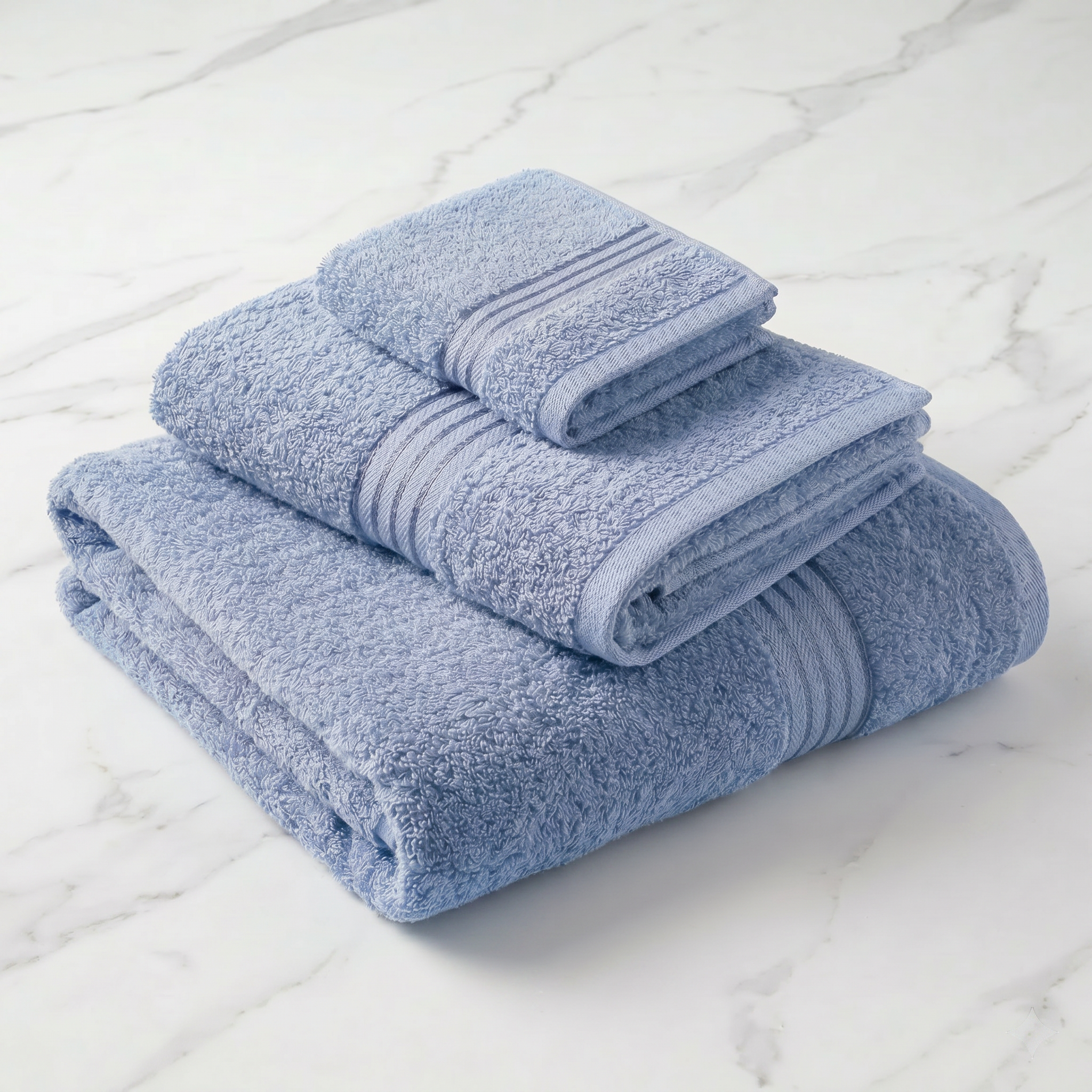 Luna Comfort 100% Cotton Towel 30x30cm PBlue 500g