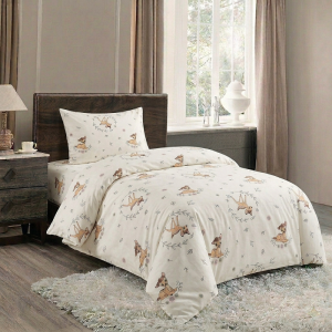 Luna Single Printed Duvet Set Kids Bambi