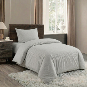 Luna Single Printed Duvet Set Aztec Grey
