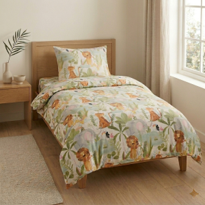 Luna Single Printed Duvet Set Kids Safari