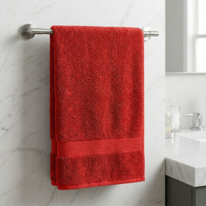 Luna 100% Egyptian Cotton Towel 70x140cm Red 600g