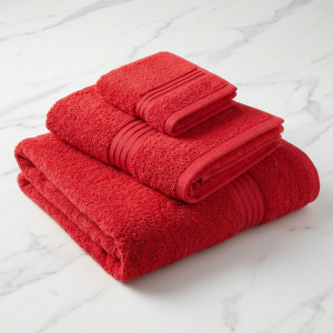 Luna Comfort 100% Cotton Towel 70x140cm Red 500g