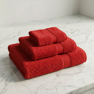 Luna Classic 100% Cotton Towel 70x130cm Red 425g