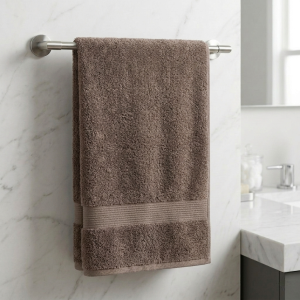 Luna 100% Egyptian Cotton Towel 70x140cm Taupe600g