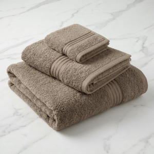 Luna Comfort 100% Cotton Towel 70x140cm Taupe 500g
