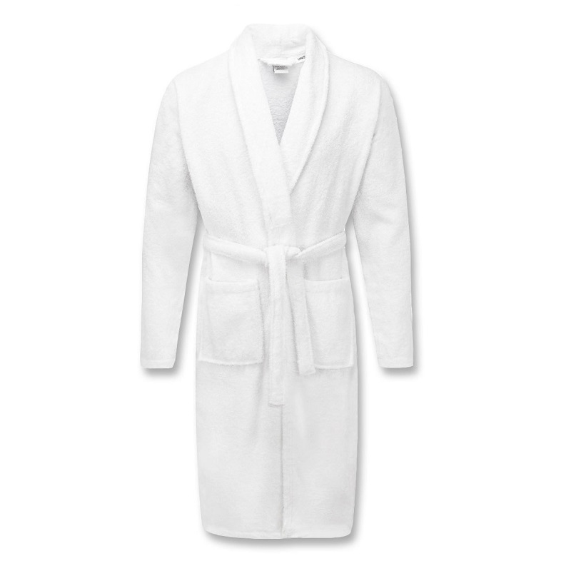 Luna 100% Cotton Shawl Collar Bathrobe 475gsm - Image 2