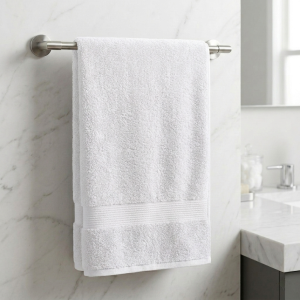 Luna 100% Egyptian Cotton Towel 90x150cm White600g