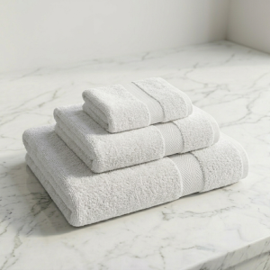 Luna Classic 100% Cotton Towel 70x130cm White 425g
