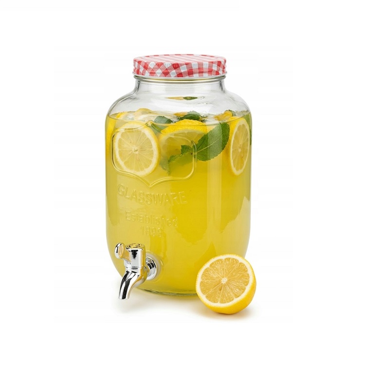 Glass Beverage Dispenser 4 Lt - Image 2