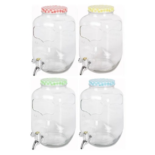 Glass Beverage Dispenser 4 Lt - Image 6