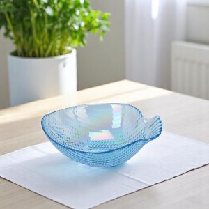 Fish Glass Bowl 17x13x5cm
