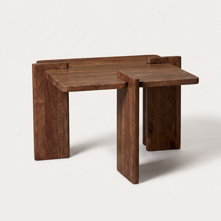 Side Table Mango Wood 55x59x35cm - Image 4